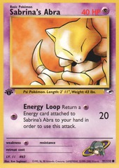 Sabrina's Abra - 91/132 - Common - 1st Edition